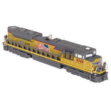 Load image into Gallery viewer, Lionel® Trains Union Pacific Legacy SD70ACE Metallic Gold Metal Ornament
