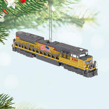 Load image into Gallery viewer, Lionel® Trains Union Pacific Legacy SD70ACE Metallic Gold Metal Ornament
