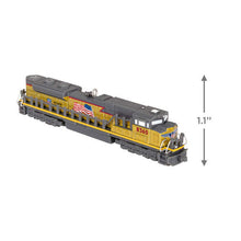 Load image into Gallery viewer, Lionel® Trains Union Pacific Legacy SD70ACE Metallic Gold Metal Ornament
