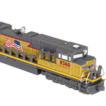 Load image into Gallery viewer, Lionel® Trains Union Pacific Legacy SD70ACE Metallic Gold Metal Ornament
