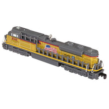 Load image into Gallery viewer, Lionel® Trains Union Pacific Legacy SD70ACE Metallic Gold Metal Ornament
