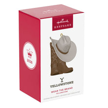 Load image into Gallery viewer, Yellowstone Wear the Brand Ornament - Hallmark Timmins
