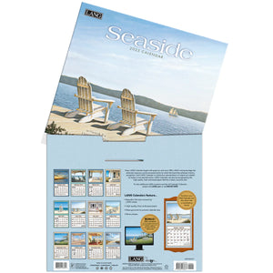 Seaside 2025 LANG Deluxe Wall Calendar