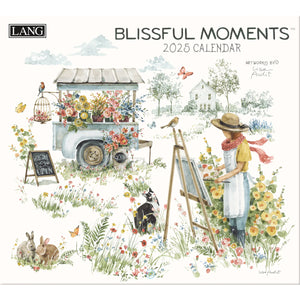 Blissful Moments 2025 LANG Deluxe Wall Calendar