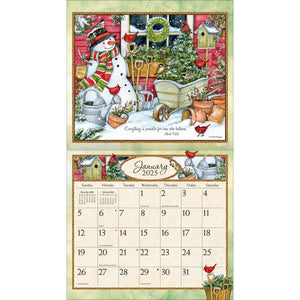 Bountiful Blessings 2025 LANG Deluxe Wall Calendar