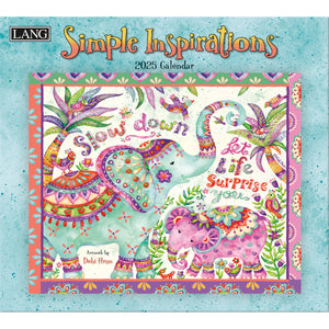 Simple Inspirations 2025 LANG Deluxe Wall Calendar