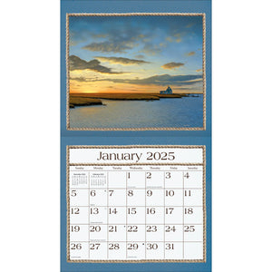 Seaside 2025 LANG Deluxe Wall Calendar