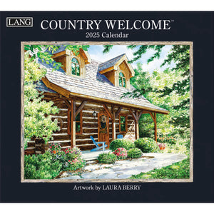 Country Welcome 2025 LANG Deluxe Wall Calendar