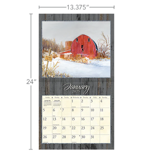 On The Farm 2025 LANG Deluxe Wall Calendar