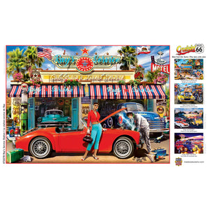 Cruisin' Route 66 - Ray's Service Station 1000 Piece Puzzle by Master Pieces