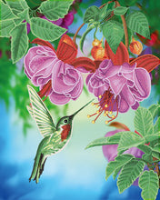 Load image into Gallery viewer, Crystal Art - Mounted Kit - Hummingbird Large - Hallmark Timmins
