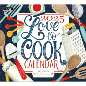 Love To Cook 2025 LANG Deluxe Wall Calendar