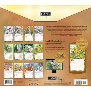 Songbirds 2025 LANG Deluxe Wall Calendar