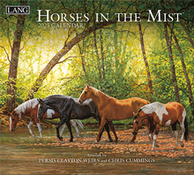 Load image into Gallery viewer, Horses in the Mist - 2025 Lang Calendar
