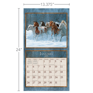 Horses in the Mist - 2025 Lang Calendar