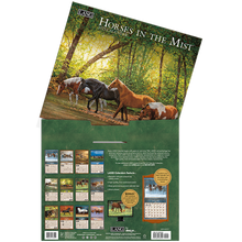 Load image into Gallery viewer, Horses in the Mist - 2025 Lang Calendar
