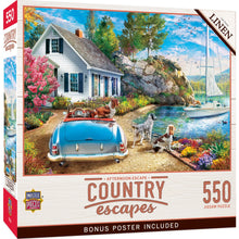 Load image into Gallery viewer, Country Escapes - Afternoon Escape 550 Piece Puzzle by Master Pieces
