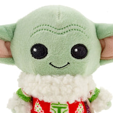 Load image into Gallery viewer, itty bittys® Star Wars: The Mandalorian™ Grogu™ in Holiday Sweater Plush
