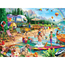 Load image into Gallery viewer, Campside - Day at the Lake 300 Piece EZ Grip Puzzle by Master Pieces
