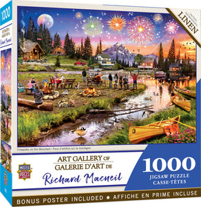Fireworks on the Mountain 1000 Piece Puzzle by Master Pieces