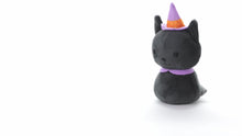 Load and play video in Gallery viewer, Zip-Along Black Cat Halloween Plush Toy
