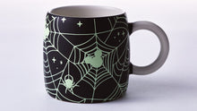 Load and play video in Gallery viewer, Disney Mickey Mouse Spiderweb Glow-in-the-Dark Mug, 17.5 oz.
