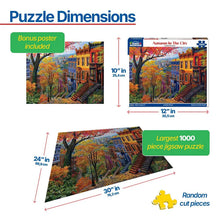 Load image into Gallery viewer, Autumn In The City - 1000 Piece Puzzle by White Mountain
