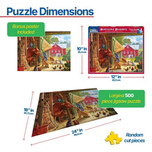 Load image into Gallery viewer, Barnyard Buddies - 500 Piece Puzzle by White Mountain
