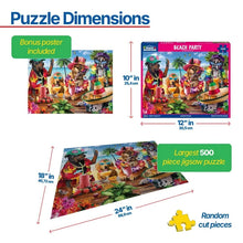 Load image into Gallery viewer, Beach Party - 500 Piece Puzzle by White Mountain
