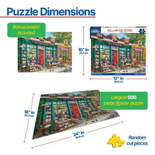 Load image into Gallery viewer, Best Friends Book Store - 500 Piece Puzzle by White Mountain
