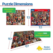Load image into Gallery viewer, Christmas Puppies - 1000 Piece Puzzle by White Mountain
