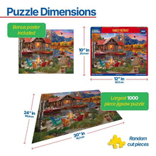 Load image into Gallery viewer, Family Retreat - 1000 Piece Puzzle by White Mountain
