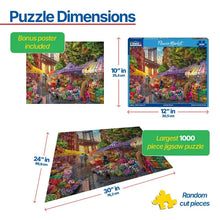 Load image into Gallery viewer, Flower Market  - 1000 Piece Puzzle by White Mountain
