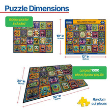 Load image into Gallery viewer, Halloween Crochet - 1000 Piece Puzzle by White Mountain
