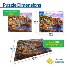 Load image into Gallery viewer, Harbor Evening - 1000 Piece Puzzle by White Mountain
