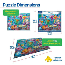 Load image into Gallery viewer, Jellyfish - 500 Piece Puzzle by White Mountain
