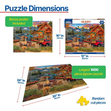 Load image into Gallery viewer, Lake Retreat - 1000 Piece Puzzle by White Mountain

