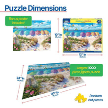 Load image into Gallery viewer, Rainbow Umbrellas - 1000 Piece Puzzle by White Mountain
