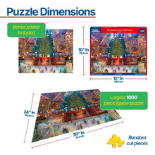 Load image into Gallery viewer, Rockefeller Christmas - 1000 Piece Puzzle by White Mountain
