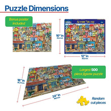 Load image into Gallery viewer, Seaside Village - 500 Piece Puzzle by White Mountain
