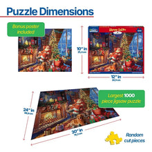 Load image into Gallery viewer, Sleepy Santa - 1000 Piece Puzzle by White Mountain
