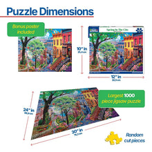 Load image into Gallery viewer, Spring In The City - 1000 Piece Puzzle by White Mountain
