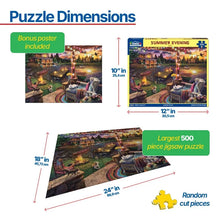 Load image into Gallery viewer, Summer Evening - 500 Piece Puzzle by White Mountain
