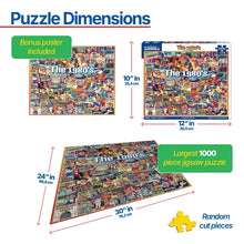 Load image into Gallery viewer, The Eighties - 1000 Piece Puzzle by White Mountain
