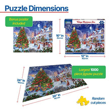 Load image into Gallery viewer, Village Christmas Tree - 1000 Piece Puzzle by White Mountain
