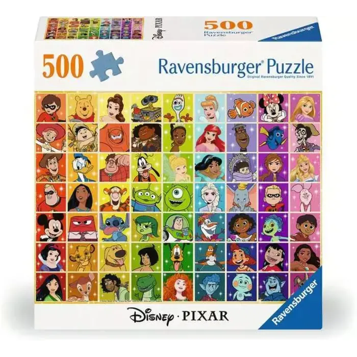 Disney & Pixar Color Palette - 500 Piece Puzzle by Ravensburger