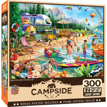 Load image into Gallery viewer, Campside - Day at the Lake 300 Piece EZ Grip Puzzle by Master Pieces
