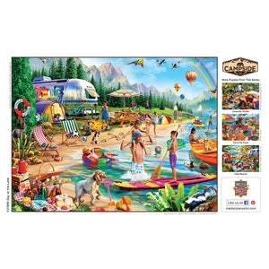 Campside - Day at the Lake 300 Piece EZ Grip Puzzle by Master Pieces