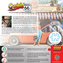 Load image into Gallery viewer, Cruisin&#39; Route 66 - Ray&#39;s Service Station 1000 Piece Puzzle by Master Pieces
