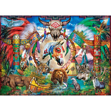 Load image into Gallery viewer, Masterpiece Gallery - Tribal Spirit Animals 1000 Piece Puzzle by Master Pieces
